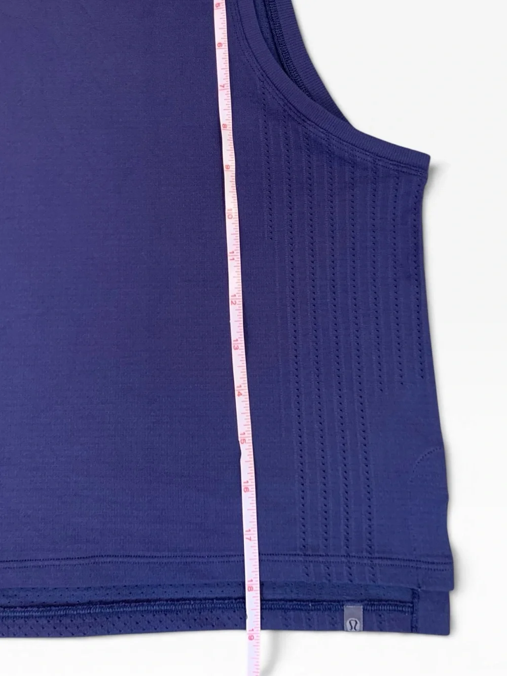 Lululemon Train to Be Tank Top Navy Blue Est Size 6 Like New